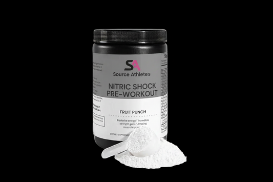Source Athletes: Nitric Shock Pre Workout Strength, Energy, Endurance, And Mental Focus Booster