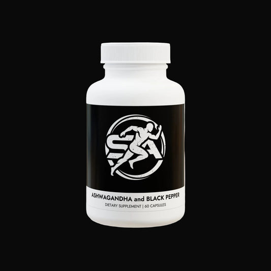 Source Athletes Ashwagandha and Black Pepper Supplement (60 capsules)